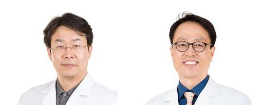 양승민 교수(좌)와 정태욱 원장