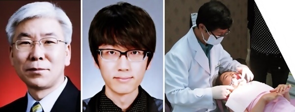 영예의 수상자들. 왼쪽부터 학술대상 민병무 명예교수, 신인학술상 이상우 연구조교수, 치과의료봉사상 송민호 원장. 