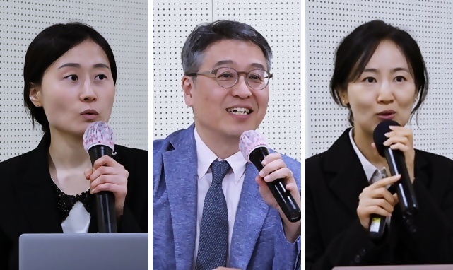 '구인난에도 흔들리지 않는 치과 시스템 만들기' 연자들. 왼쪽부터 윤선희 원장, 박창진 원장, 민수영 원장.